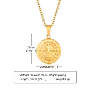 Compass Pendant Necklace