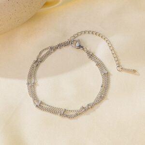 Pulsera de tres capas